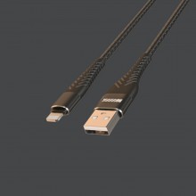 Data-кабель Lightning черный (CB720-U8-2A-20B) WIIIX 2метра